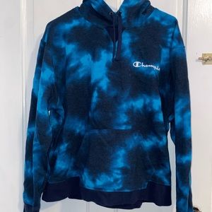 Champion Cropped tie dye sweatshirt